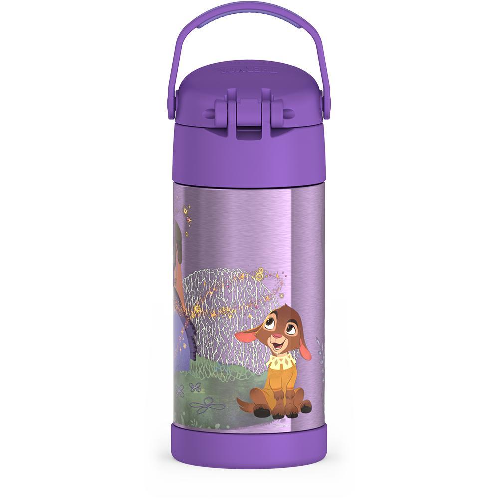 Thermos® 12oz FUNtainer® water bottle in Default Title — back view showing handle and base