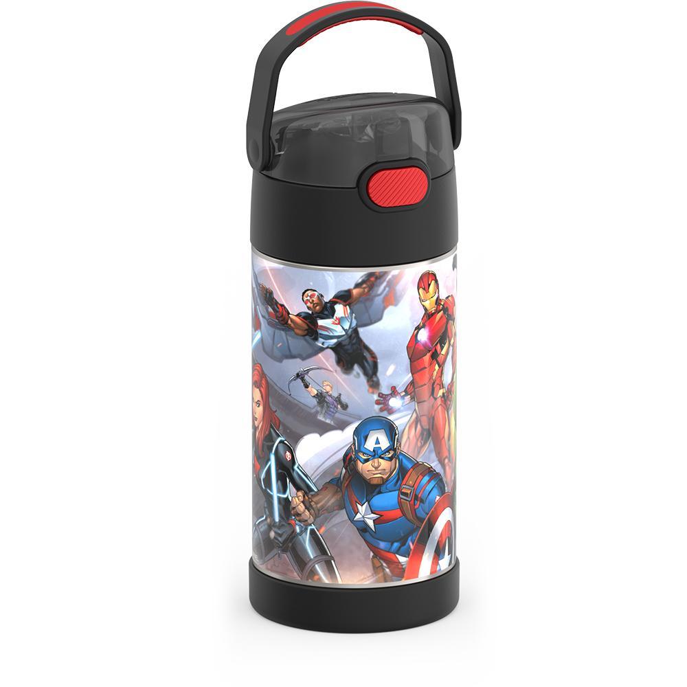 Thermos® 12oz FUNtainer® water bottle in Default Title — angled view showing full profile