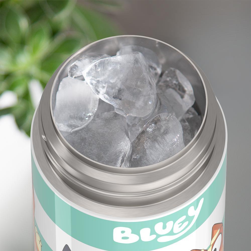 Thermos® 12oz FUNtainer® product in Default Title — shown filled with ice, demonstrating insulation