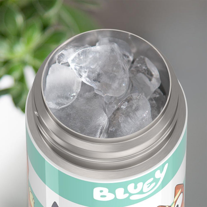 Thermos® 12oz FUNtainer® product in Default Title — shown filled with ice, demonstrating insulation