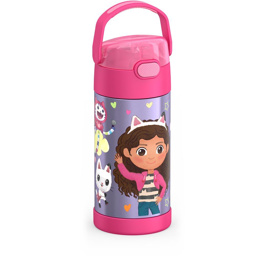 Thermos® 12oz FUNtainer® water bottle in Default Title — angled view showing full profile