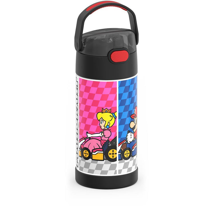 Thermos® 12oz FUNtainer® water bottle in Default Title — angled view showing full profile