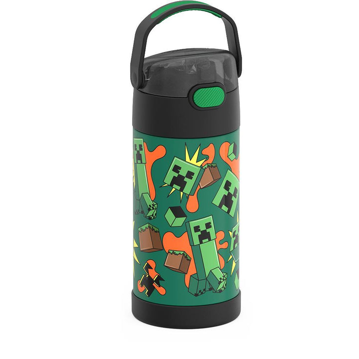 Thermos® 12oz FUNtainer® water bottle in Default Title — angled view showing full profile