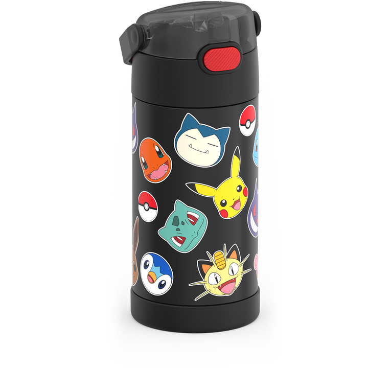 Pokémon Bundle - Novelty Lunch Box, 12oz FUNtainer® Water Bottle, 10oz FUNtainer® Food Jar &amp; Hard Ice