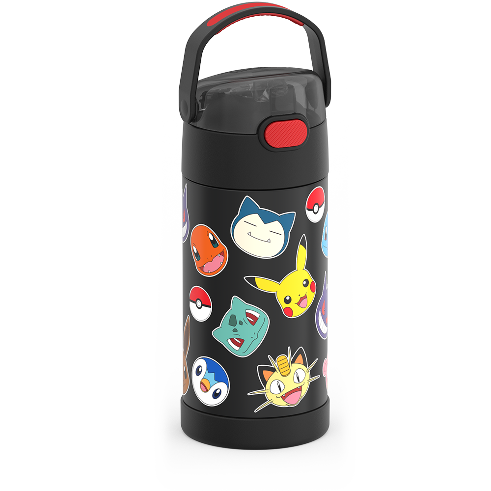 Thermos® 12oz FUNtainer® water bottle in Default Title — angled view showing full profile
