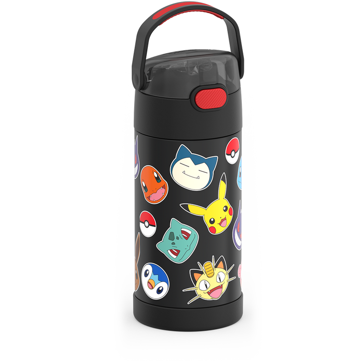 Thermos® 12oz FUNtainer® water bottle in Default Title — angled view showing full profile