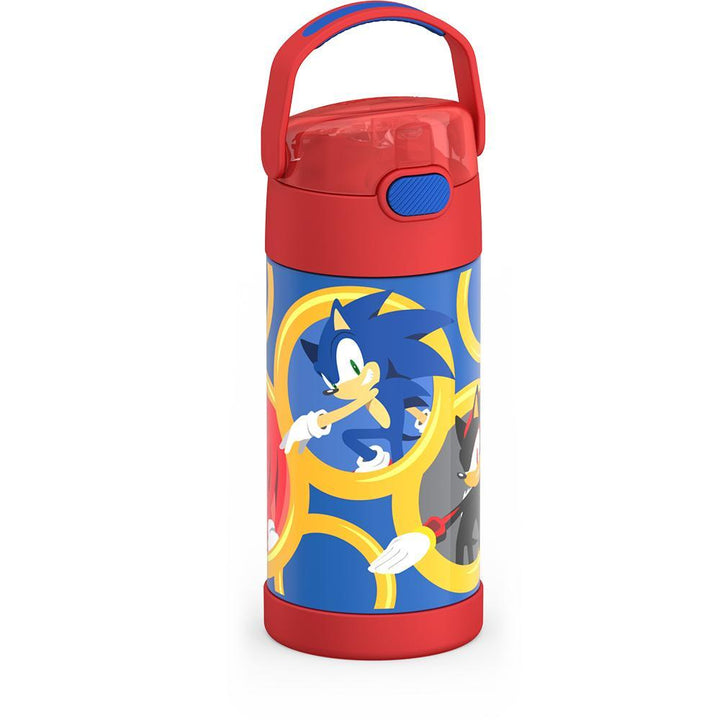 Thermos® 12oz FUNtainer® water bottle in Default Title — angled view showing full profile