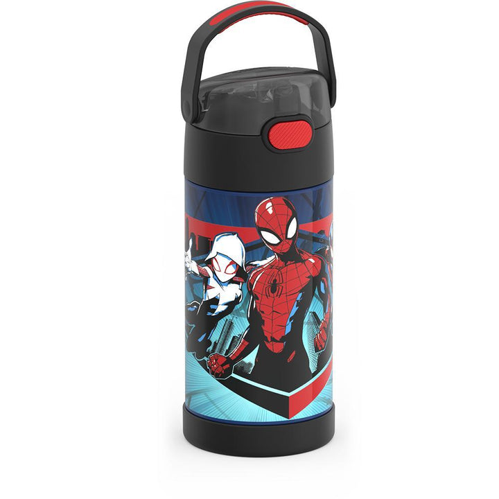 Thermos® 12oz FUNtainer® water bottle in Default Title — angled view showing full profile