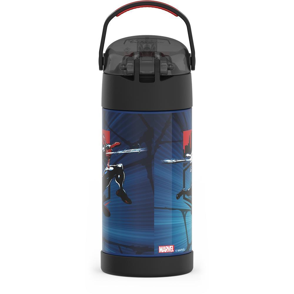 Thermos® 12oz FUNtainer® water bottle in Default Title — back view showing handle and base