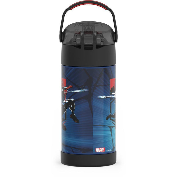 Thermos® 12oz FUNtainer® water bottle in Default Title — back view showing handle and base