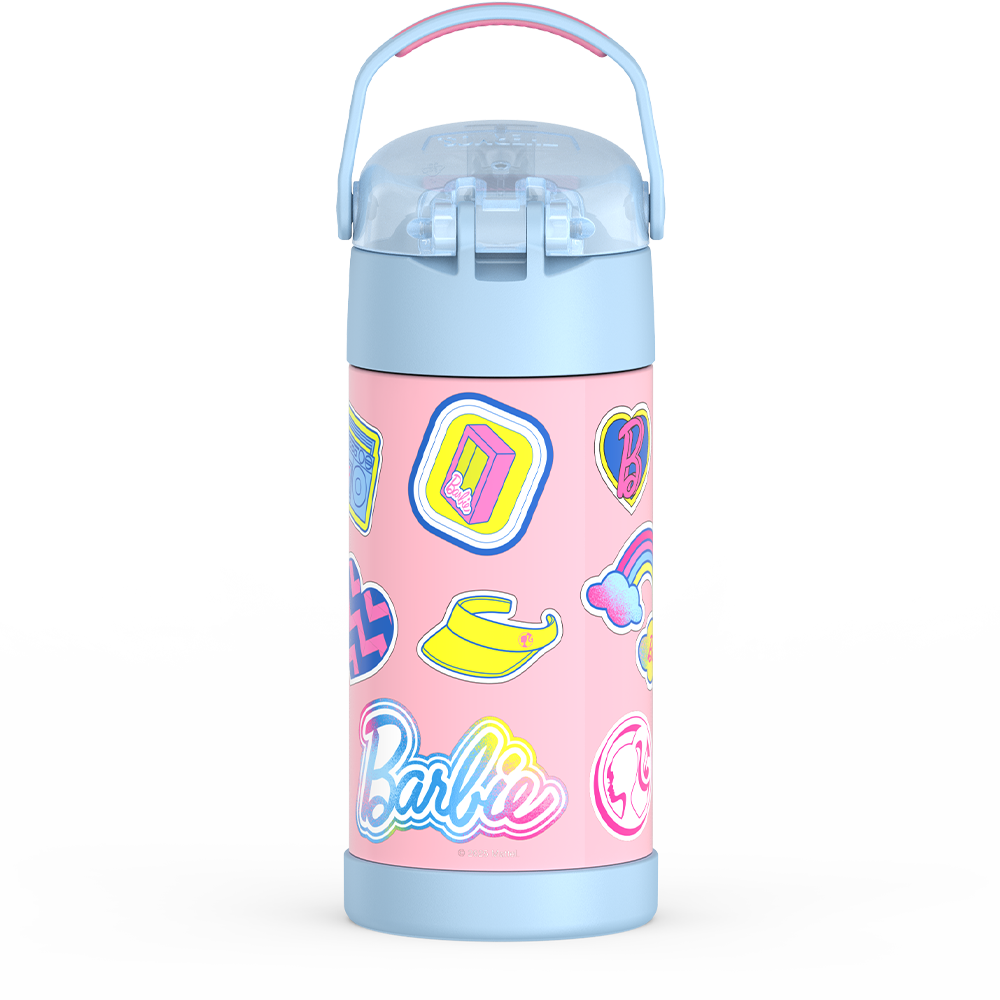 Thermos® 12oz FUNtainer® water bottle in Default Title — back view showing handle and base