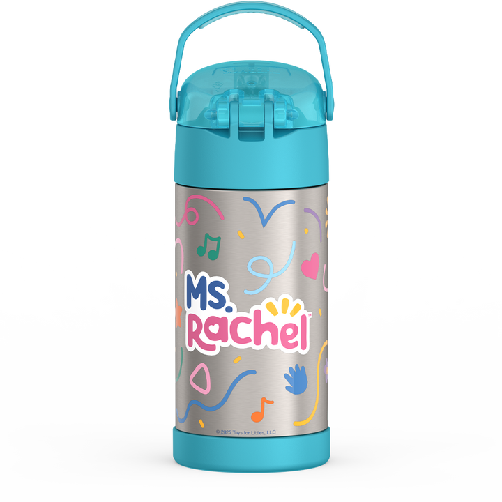 Thermos® 12oz FUNtainer® water bottle in Default Title — back view showing handle and base