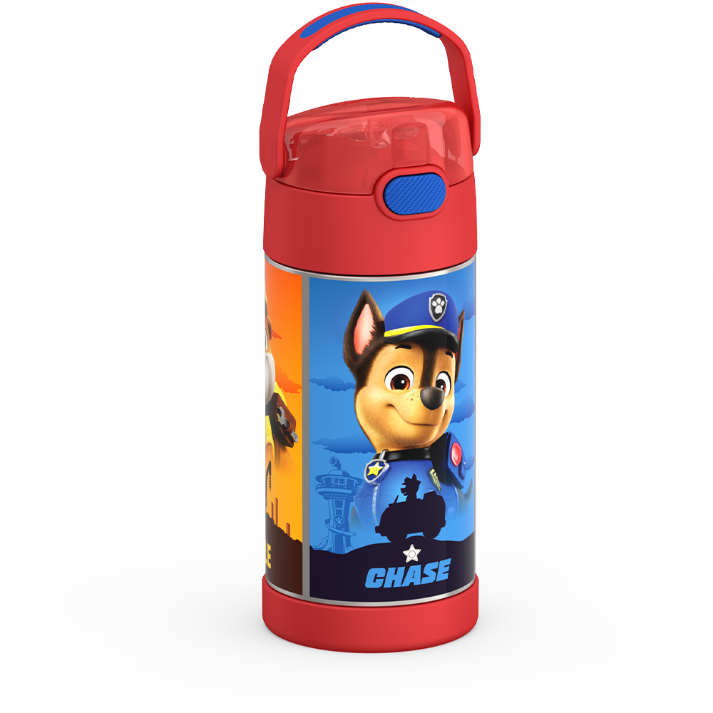 Thermos® 12oz FUNtainer® water bottle in Default Title — angled view showing full profile