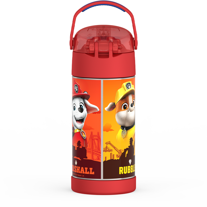 Thermos® 12oz FUNtainer® water bottle in Default Title — back view showing handle and base