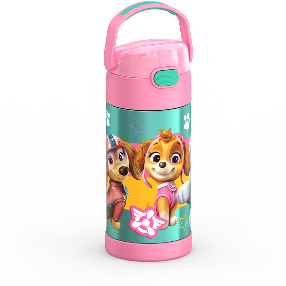 Thermos® 12oz FUNtainer® water bottle in Default Title — angled view showing full profile