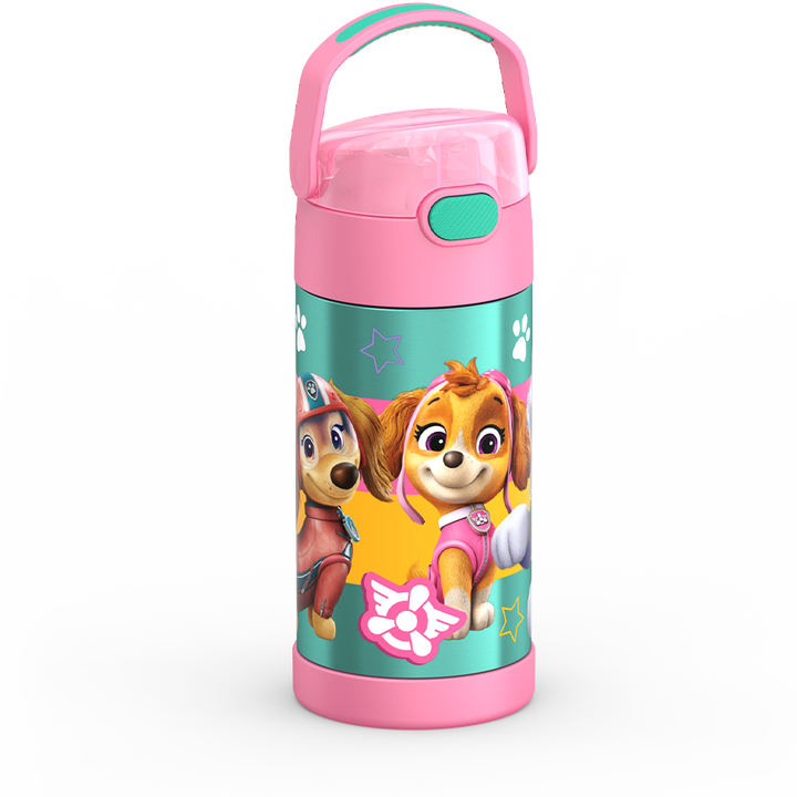 Thermos® 12oz FUNtainer® water bottle in Default Title — angled view showing full profile