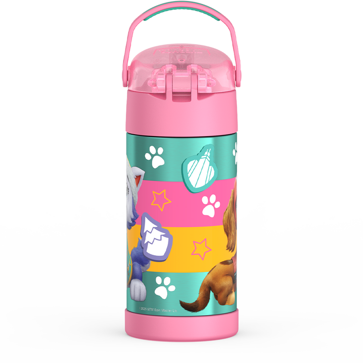 Thermos® 12oz FUNtainer® water bottle in Default Title — back view showing handle and base