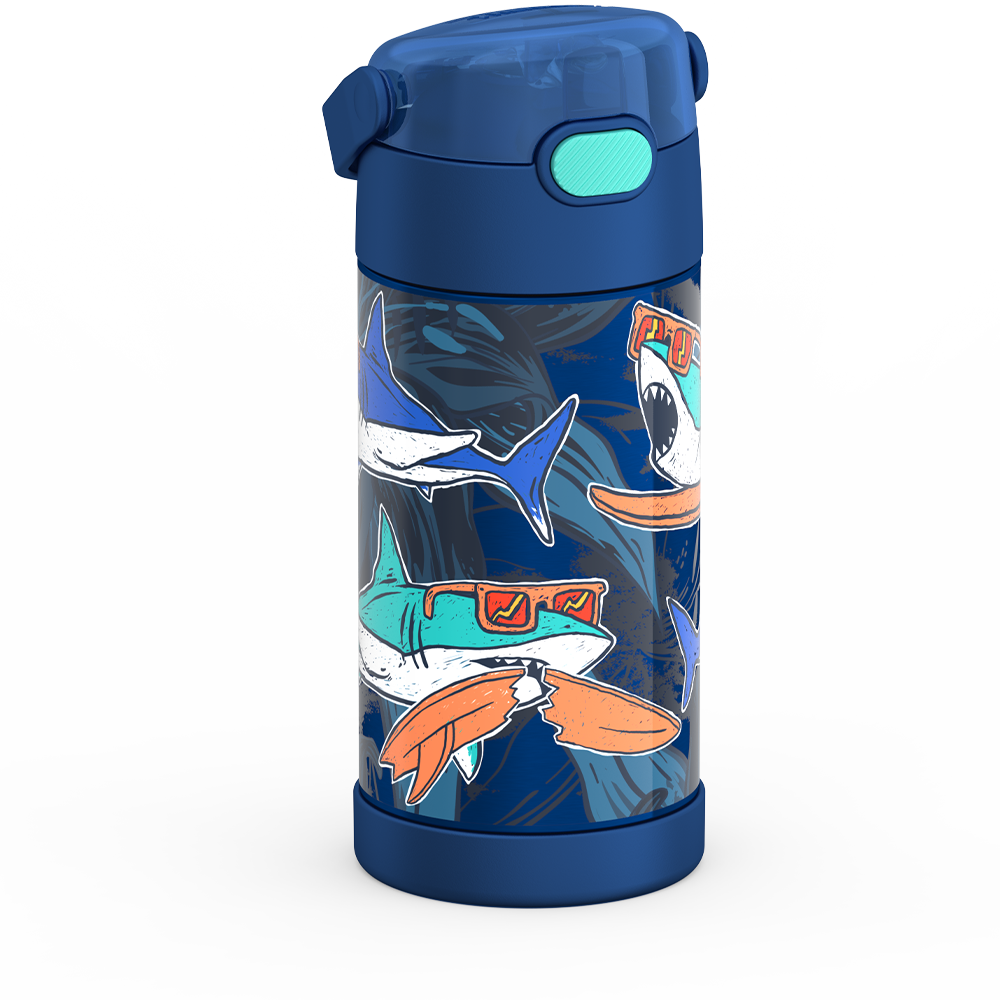 Thermos® 12oz FUNtainer® water bottle in Jungle Kingdom