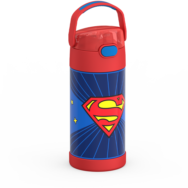 Thermos® 12oz FUNtainer® water bottle in Default Title — angled view showing full profile
