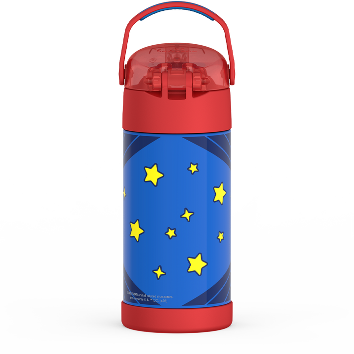 Thermos® 12oz FUNtainer® water bottle in Default Title — back view showing handle and base