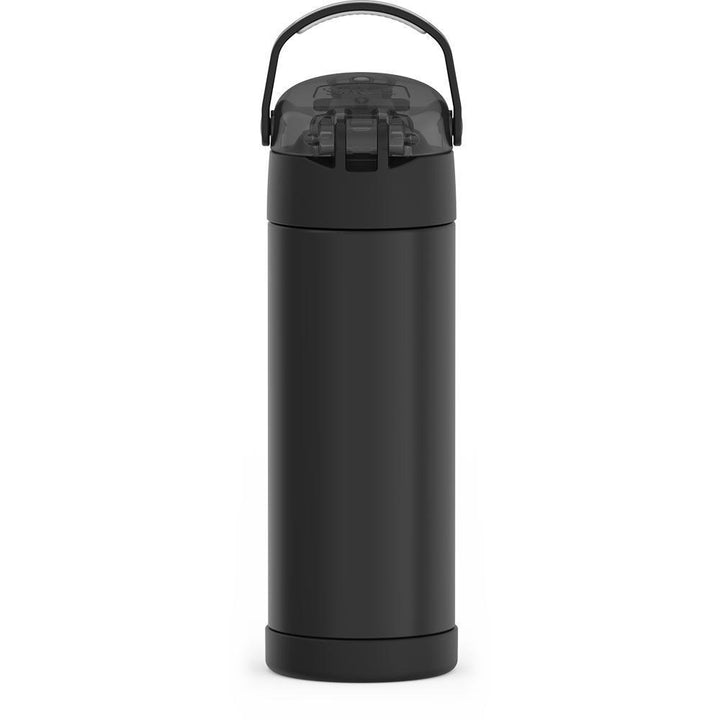 Thermos® 16oz FUNtainer® water bottle in Lightning Bolt Girl — back view showing handle and base