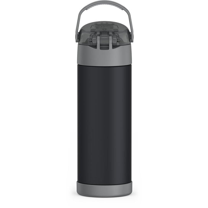 Thermos® 16oz FUNtainer® water bottle in Lightning Bolt Girl — back view showing handle and base