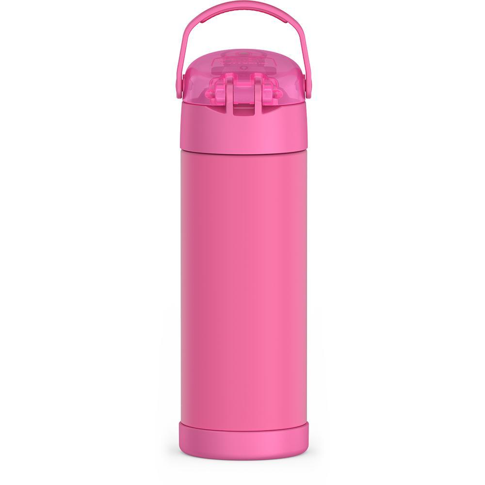Thermos® 16oz FUNtainer® water bottle in Lightning Bolt Girl — back view showing handle and base