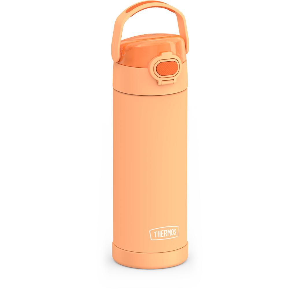 Thermos® 16oz FUNtainer® water bottle in Lightning Bolt Girl — angled view showing full profile