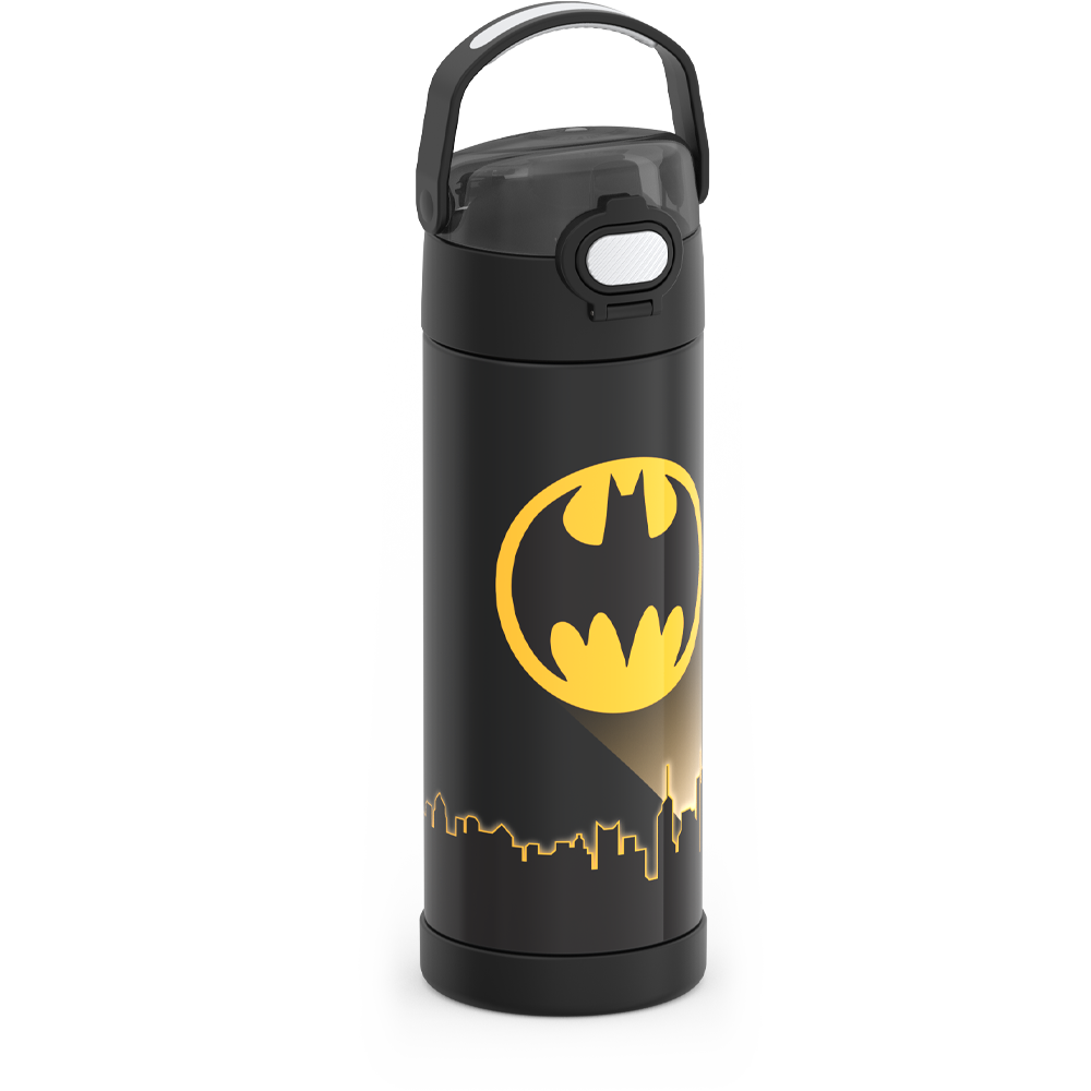 Thermos® 16oz FUNtainer® water bottle in Default Title — angled view showing full profile