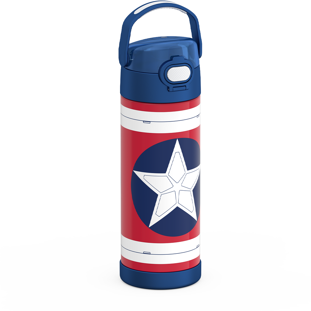 Thermos® 16oz FUNtainer® water bottle in Default Title — angled view showing full profile