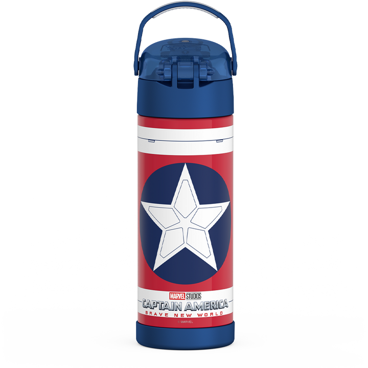 Thermos® 16oz FUNtainer® water bottle in Default Title — back view showing handle and base