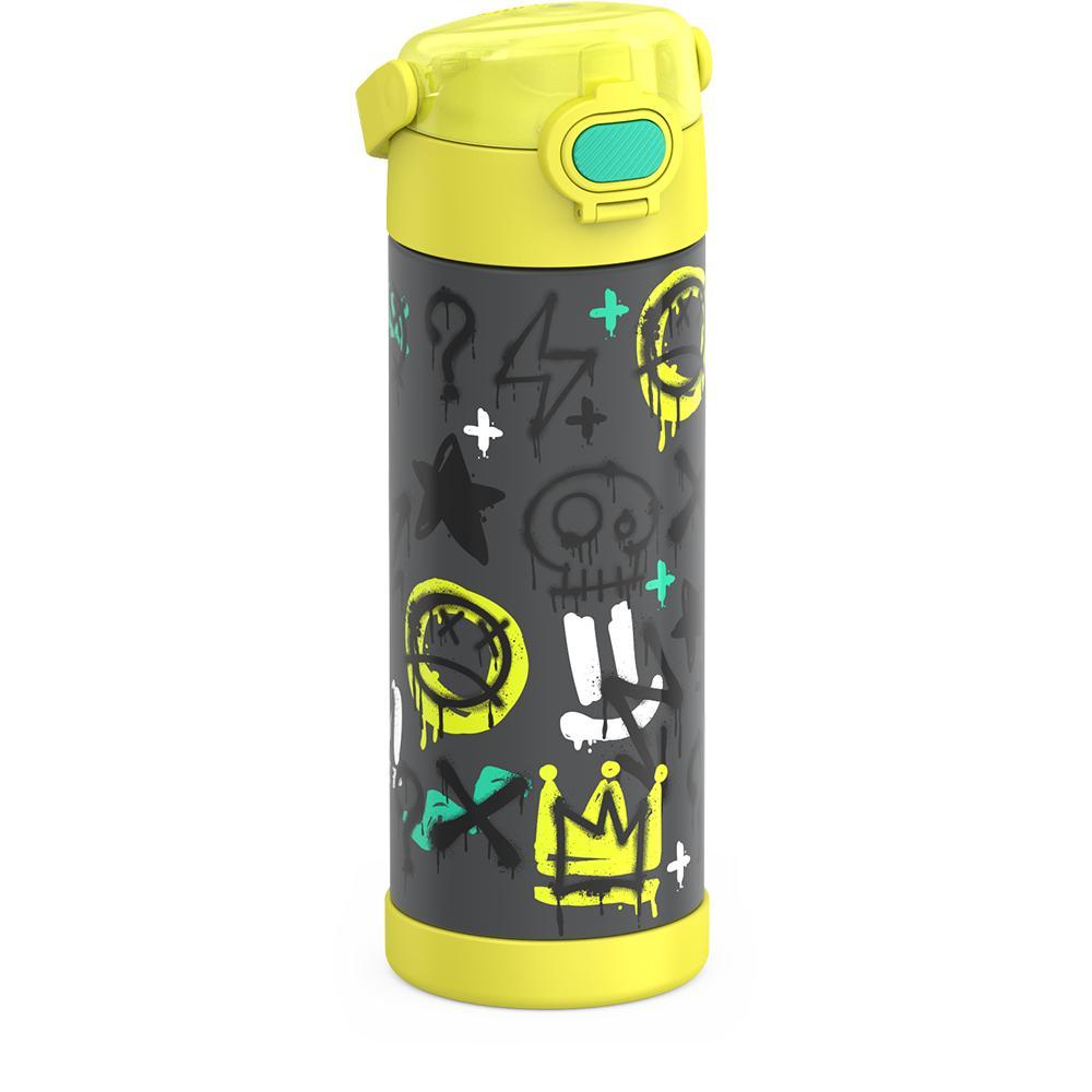 Thermos® 16oz FUNtainer® water bottle in Lightning Bolt Girl