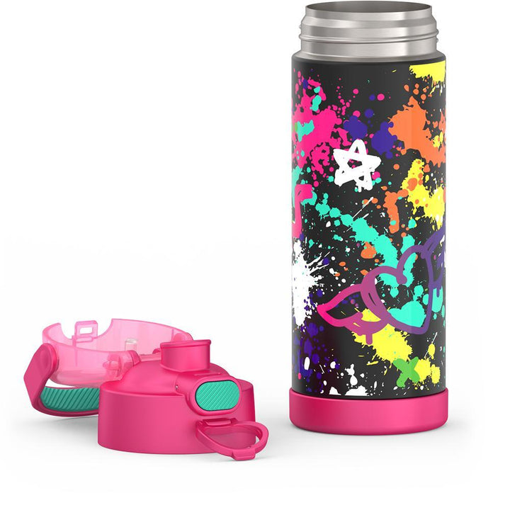 Thermos® 16oz FUNtainer® water bottle in Lightning Bolt Girl