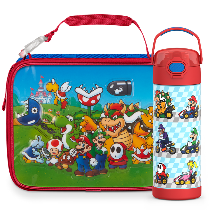 Mario Kart™ Bundle - Insulated Lunch Box and 16oz FUNtainer® Water Bottle