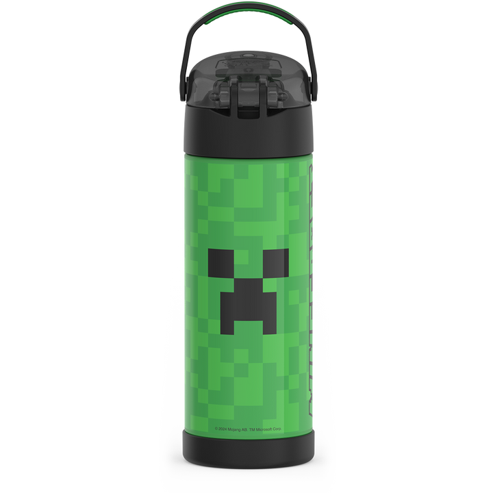 Thermos® 16oz FUNtainer® water bottle in Default Title — back view showing handle and base