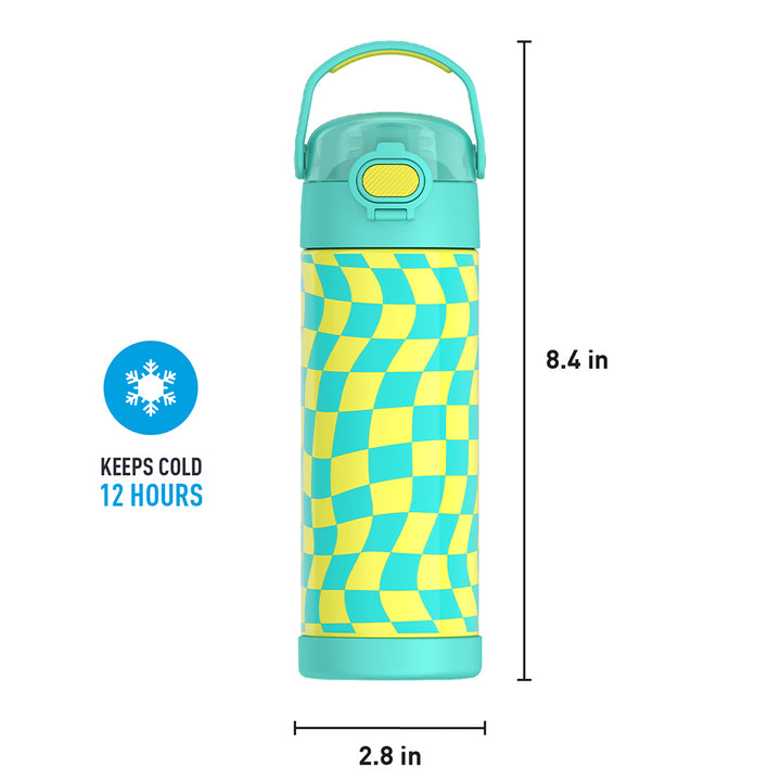 Thermos® 16oz FUNtainer® water bottle in Lightning Bolt Girl