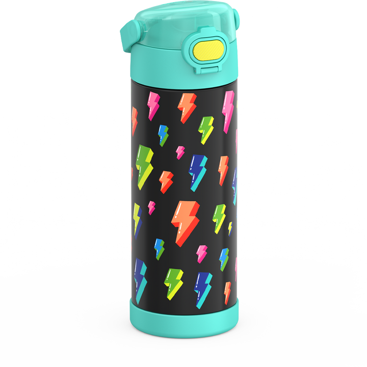 Thermos® 16oz FUNtainer® water bottle in Lightning Bolt Girl