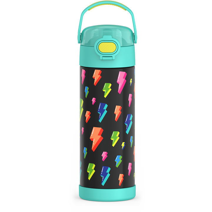 Thermos® 16oz FUNtainer® water bottle in Lightning Bolt Girl