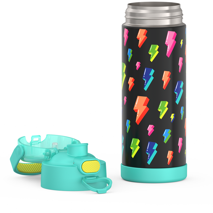 Thermos® 16oz FUNtainer® water bottle in Lightning Bolt Girl