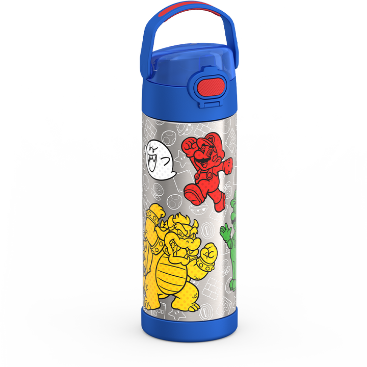 Thermos® 16oz FUNtainer® water bottle in Default Title — angled view showing full profile