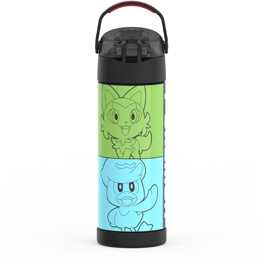 Thermos® 16oz FUNtainer® water bottle in Default Title — back view showing handle and base