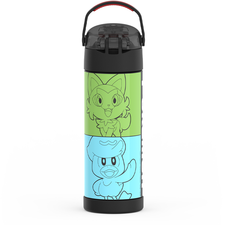 Thermos® 16oz FUNtainer® water bottle in Default Title — back view showing handle and base