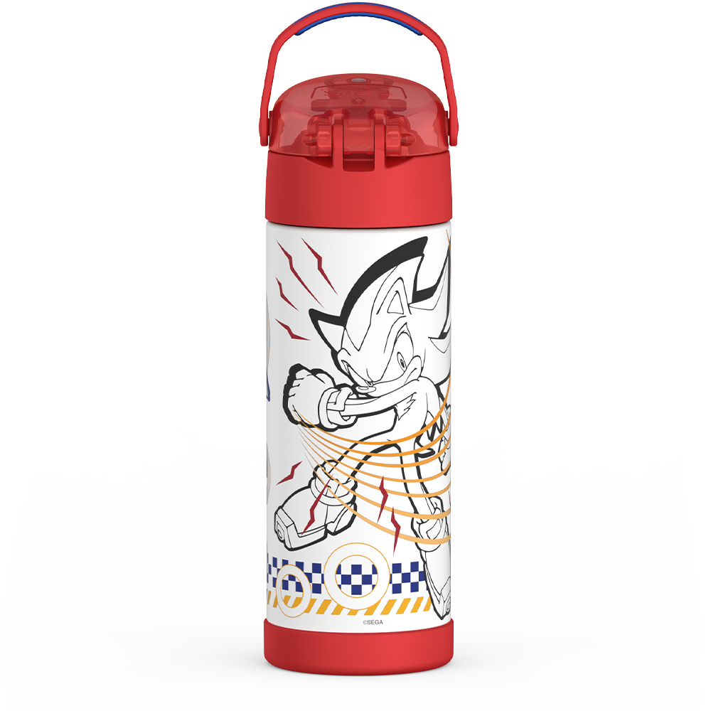 Thermos® 16oz FUNtainer® water bottle in Default Title — back view showing handle and base