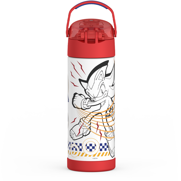 Thermos® 16oz FUNtainer® water bottle in Default Title — back view showing handle and base