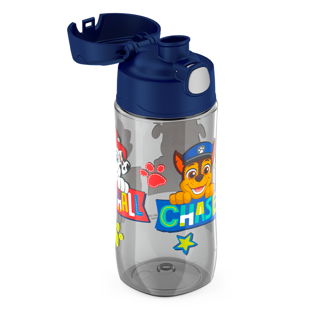 Thermos® 16oz Thermos® water bottle in Default Title — close-up of push-button spout lid