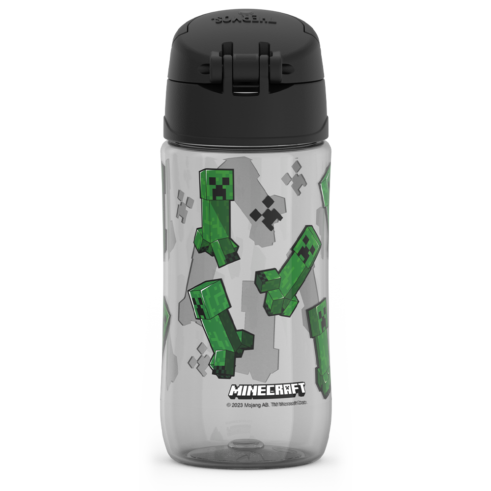 Thermos® 16oz Thermos® water bottle in Default Title — back view showing handle and base