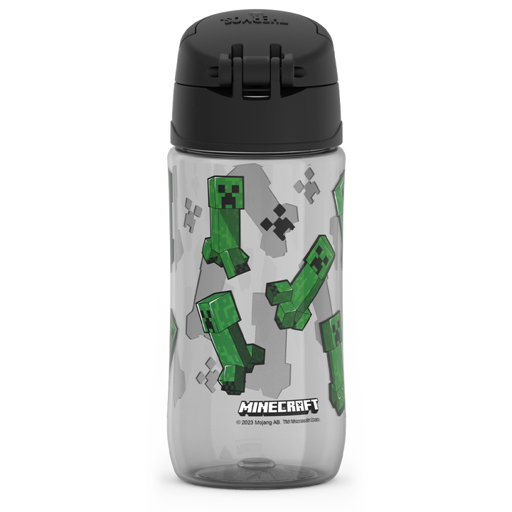 Thermos® 16oz Thermos® water bottle in Default Title — back view showing handle and base