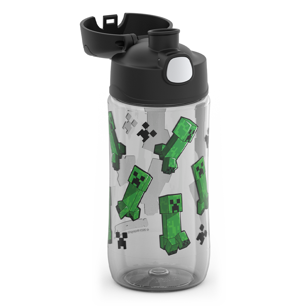 Thermos® 16oz Thermos® water bottle in Default Title — close-up of push-button spout lid