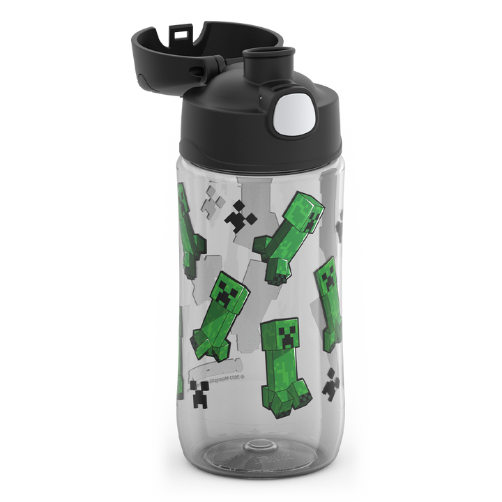 Thermos® 16oz Thermos® water bottle in Default Title — close-up of push-button spout lid