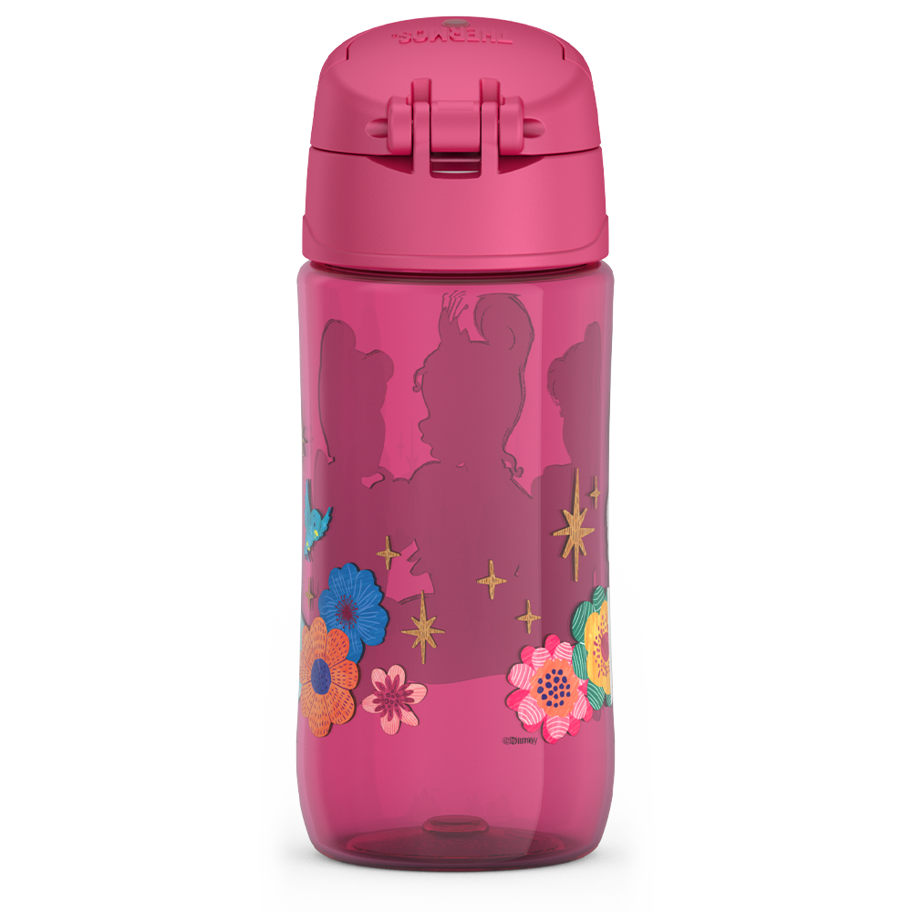 Thermos® 16oz Thermos® water bottle in Default Title — back view showing handle and base